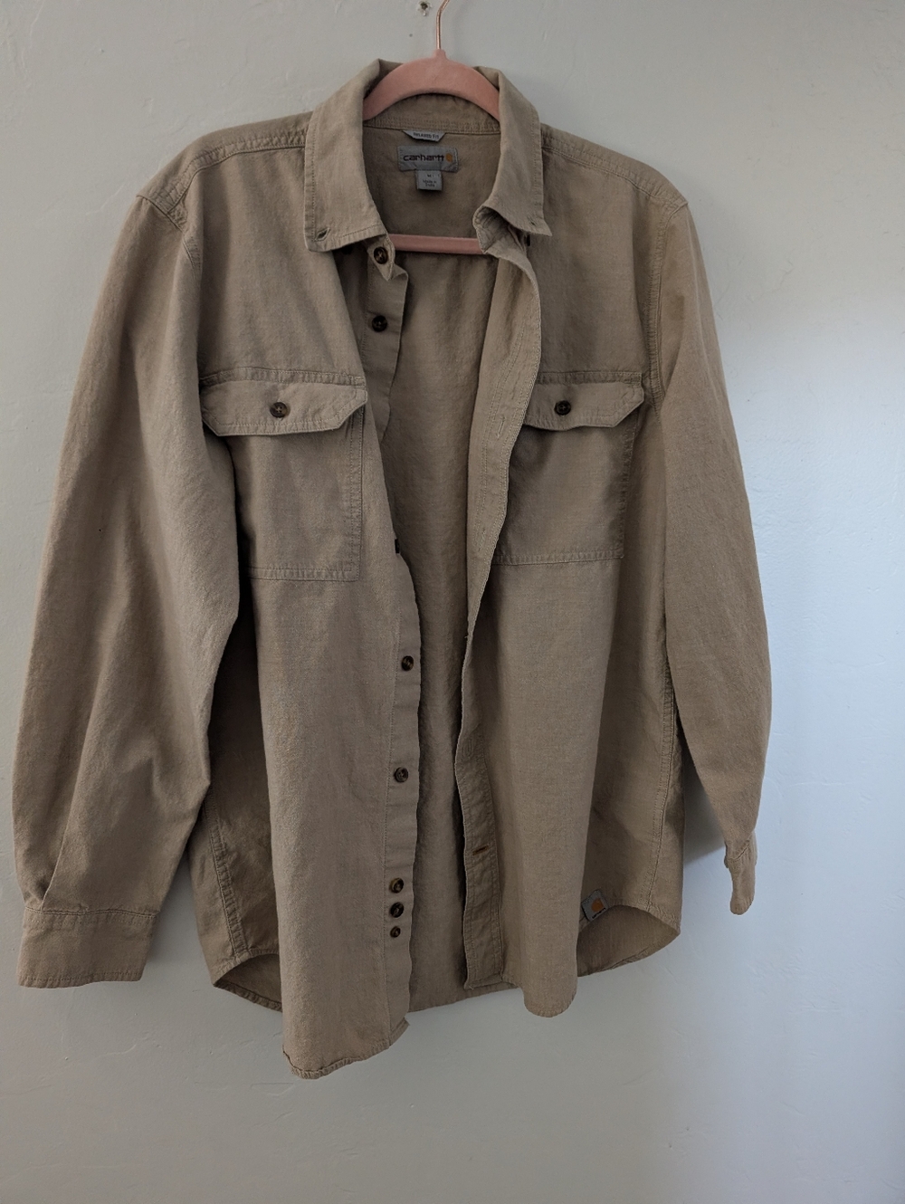 Carhartt Tan 100% Cotton Shirt